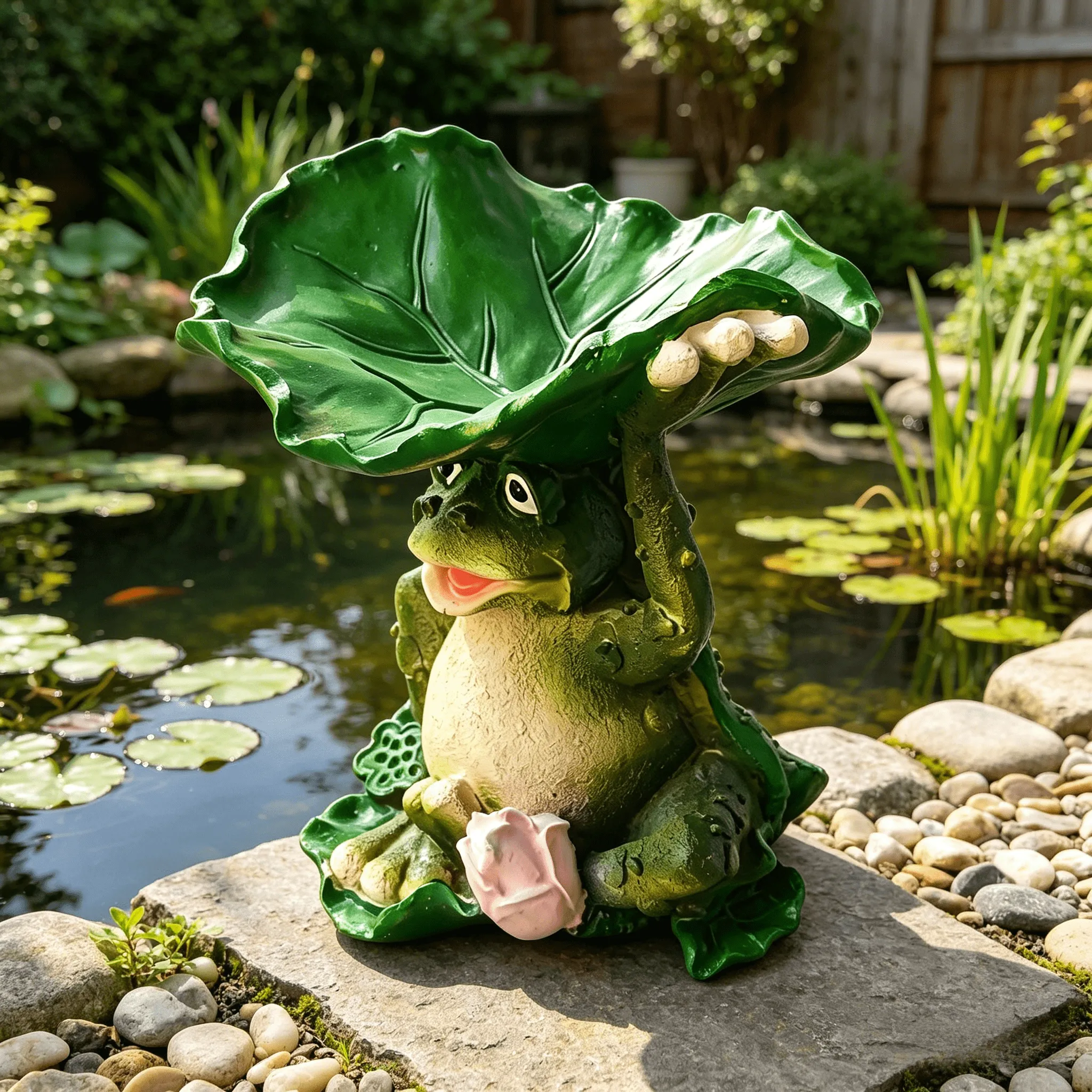 Lotus leaf frog