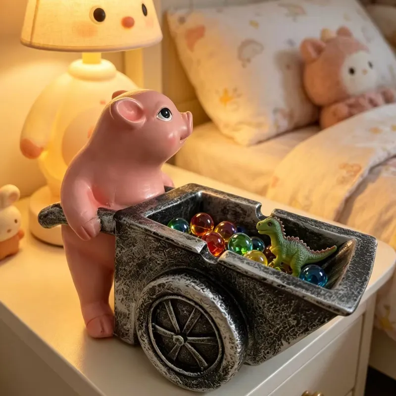 Piglet stroller ashtray