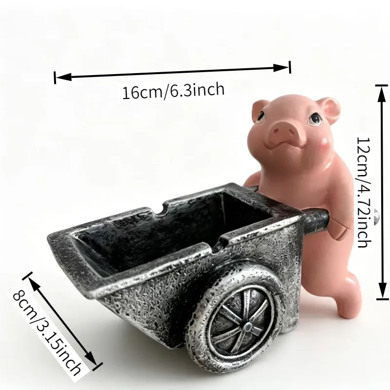 Piglet stroller ashtray