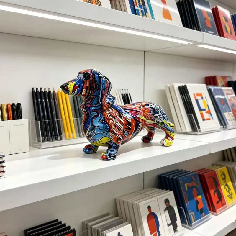 Colorful Dachshund