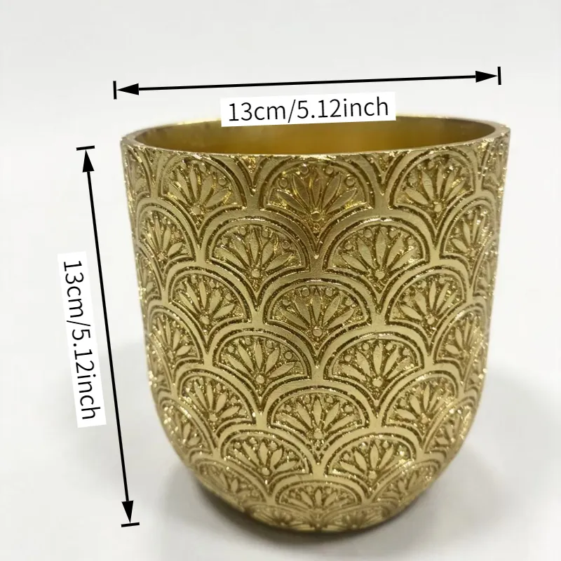 Golden Flower Pot