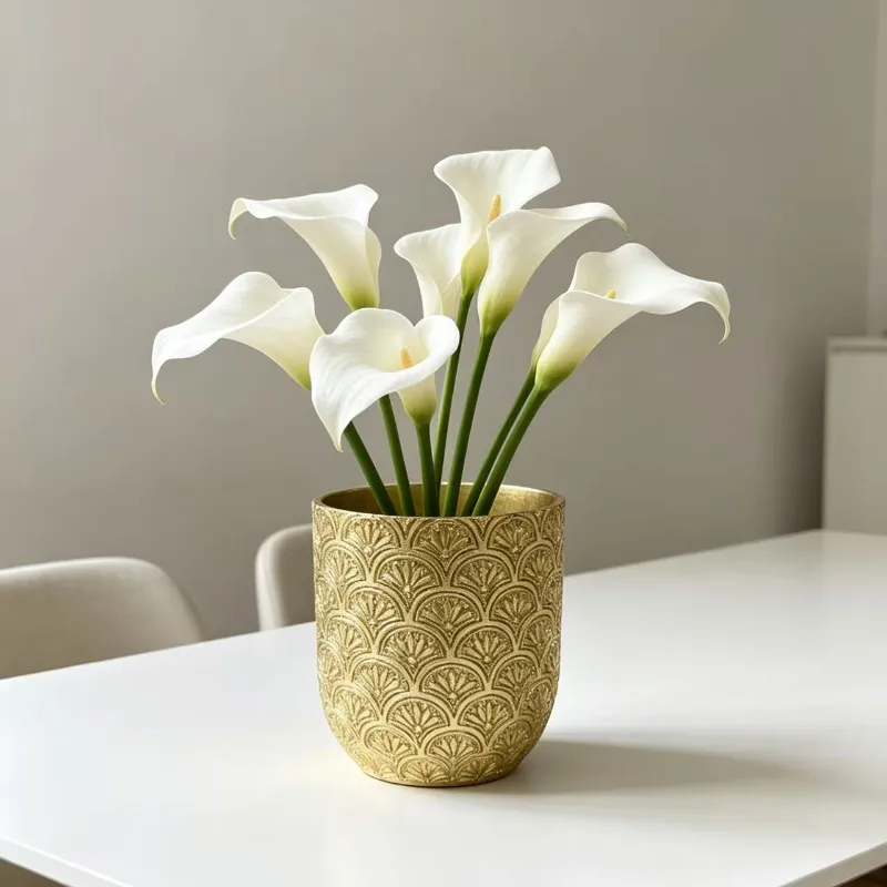 Golden Flower Pot