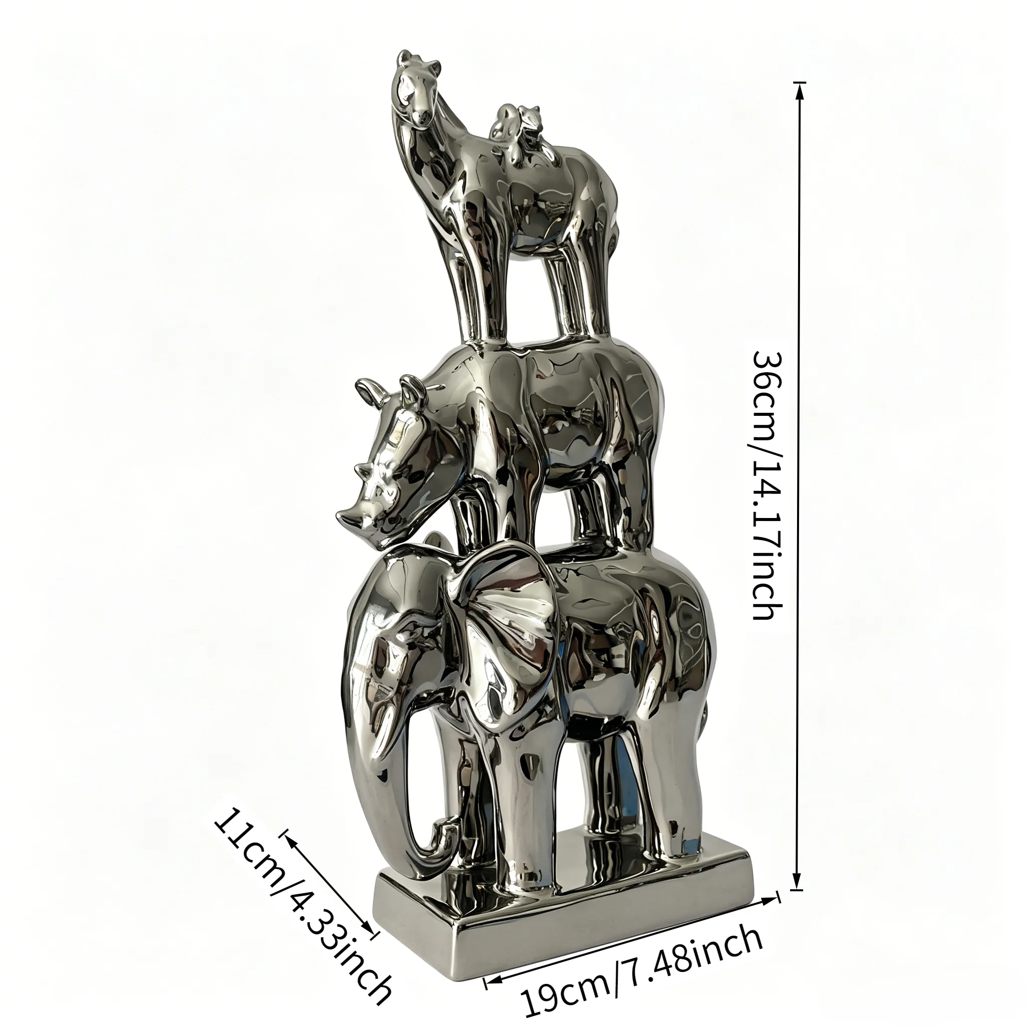 Electroplating of Life Energy Balance Statue