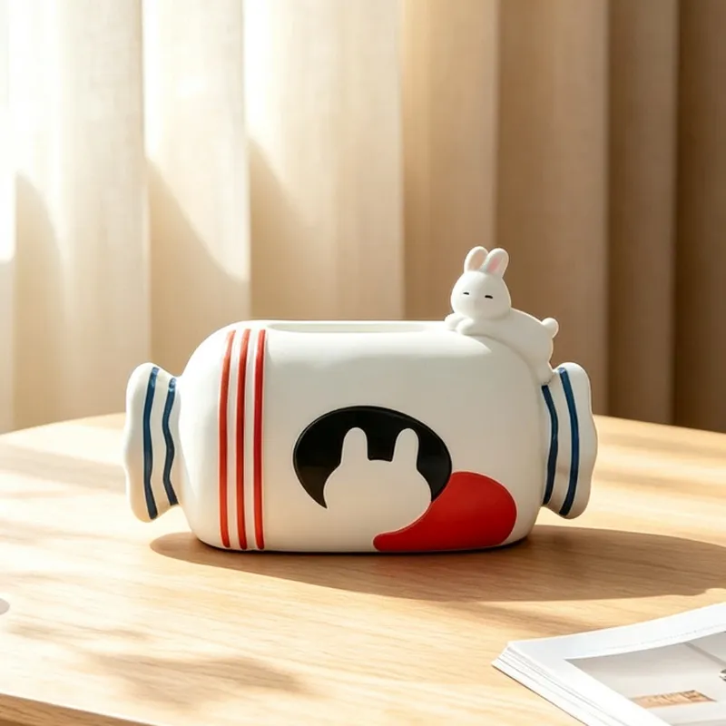 Rabbit Candy Tissue Box
