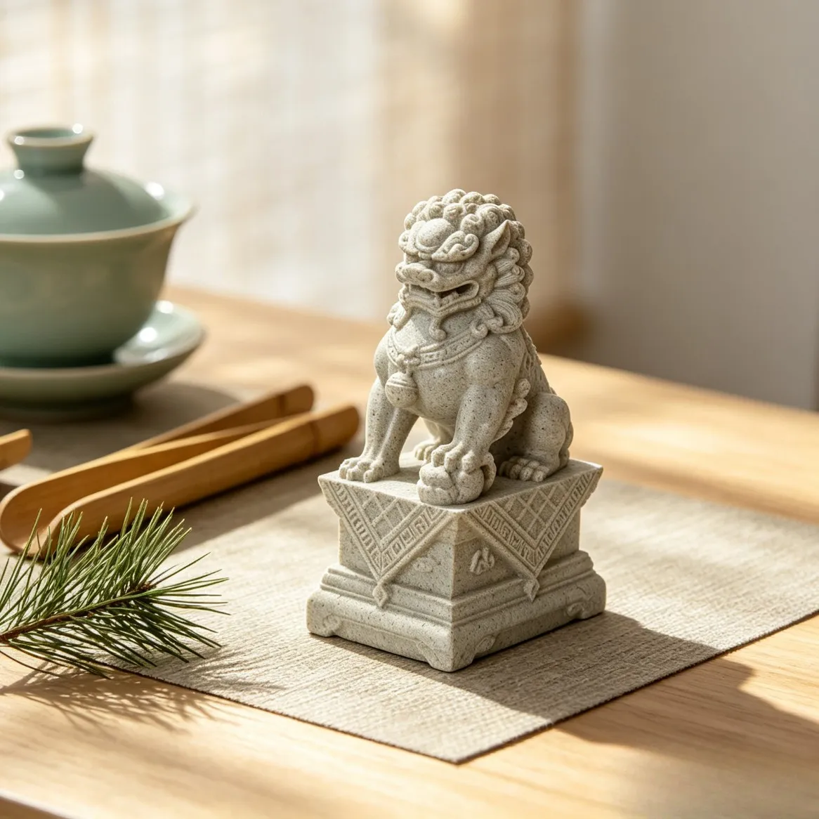 Evil-Suppressing Lion