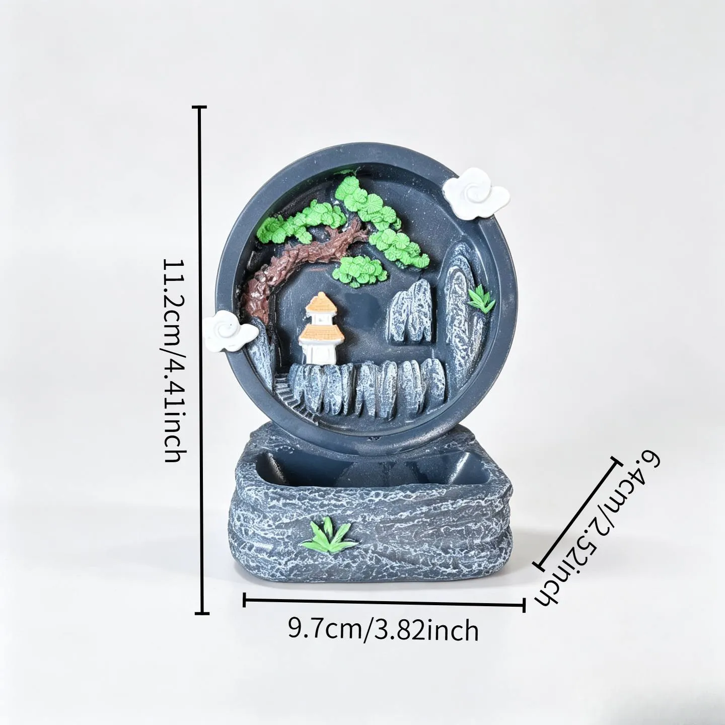 Backflow Incense Burner House