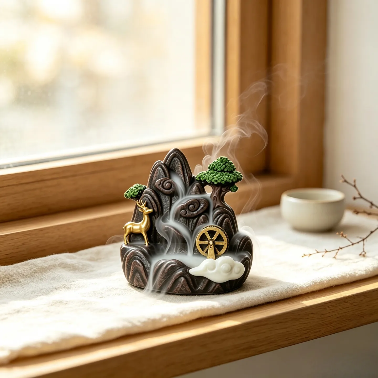 Backflow Incense Burner Deer