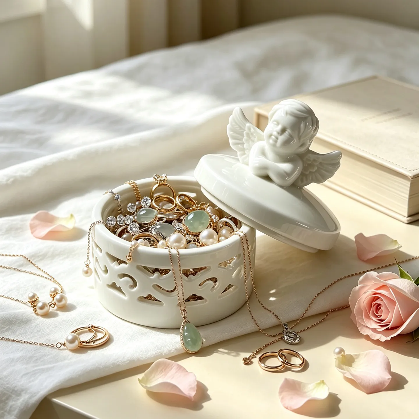 Angel Jewelry Treasure Box