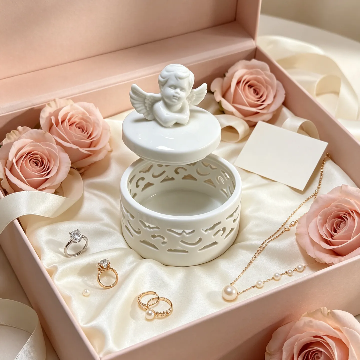 Angel Jewelry Treasure Box