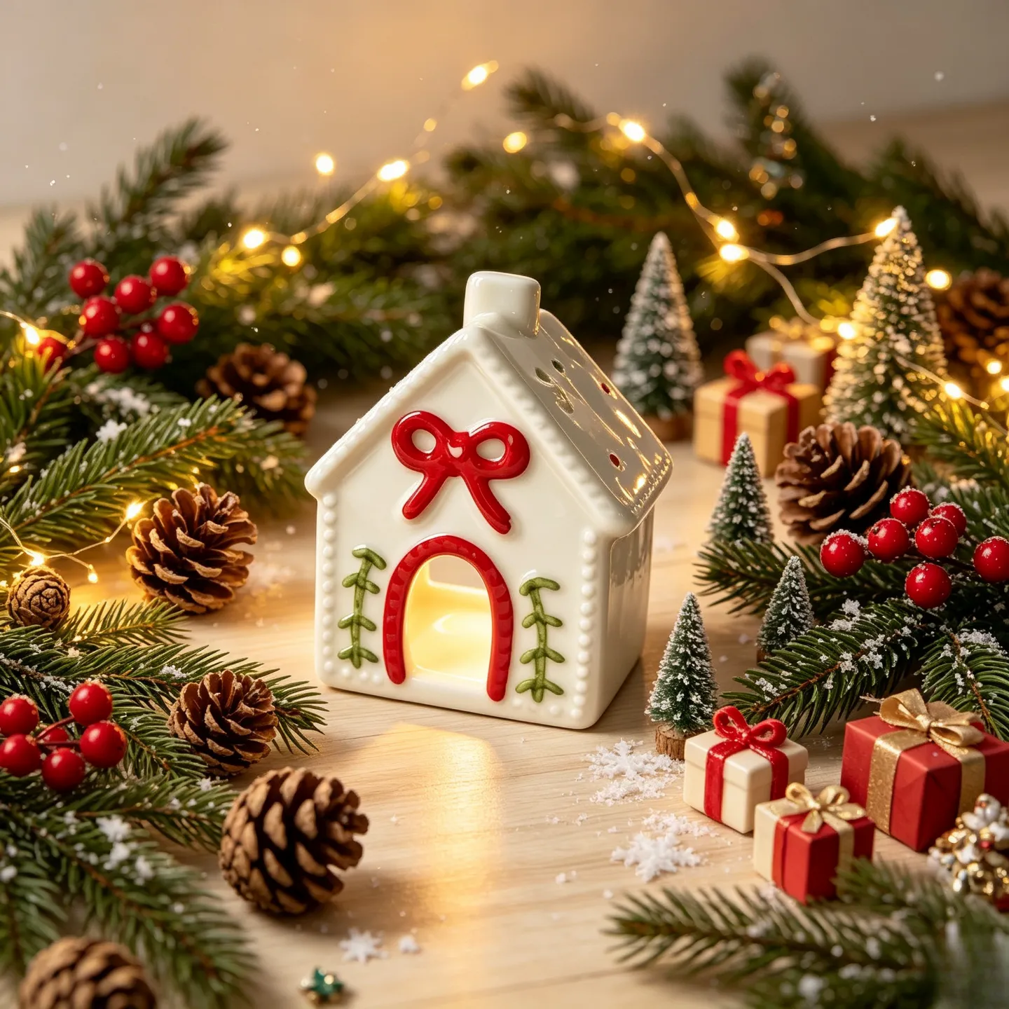 Candle Christmas Cottage