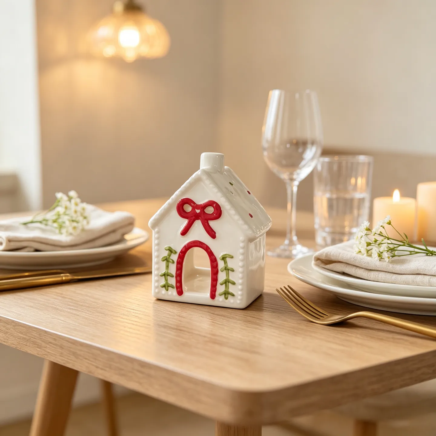 Candle Christmas Cottage